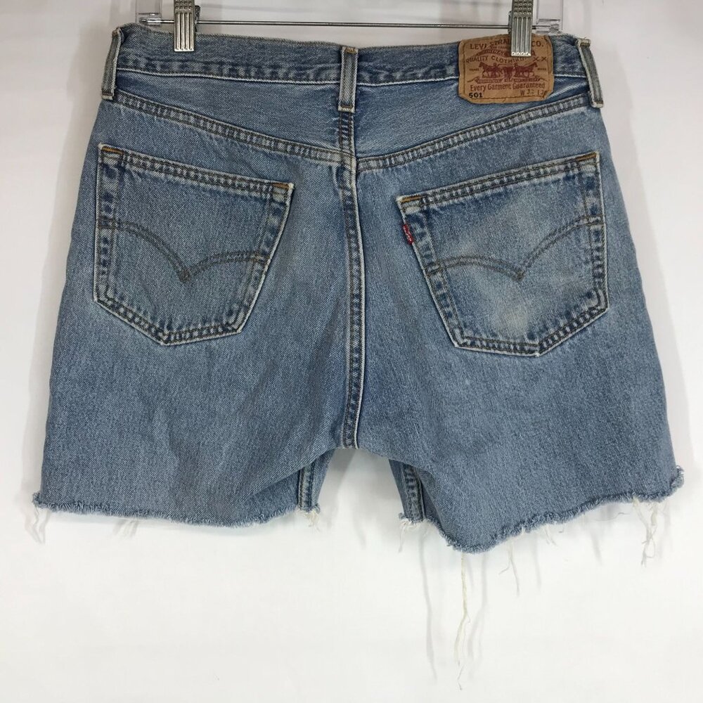 Levi's Blue Denim Cutoff Shorts
